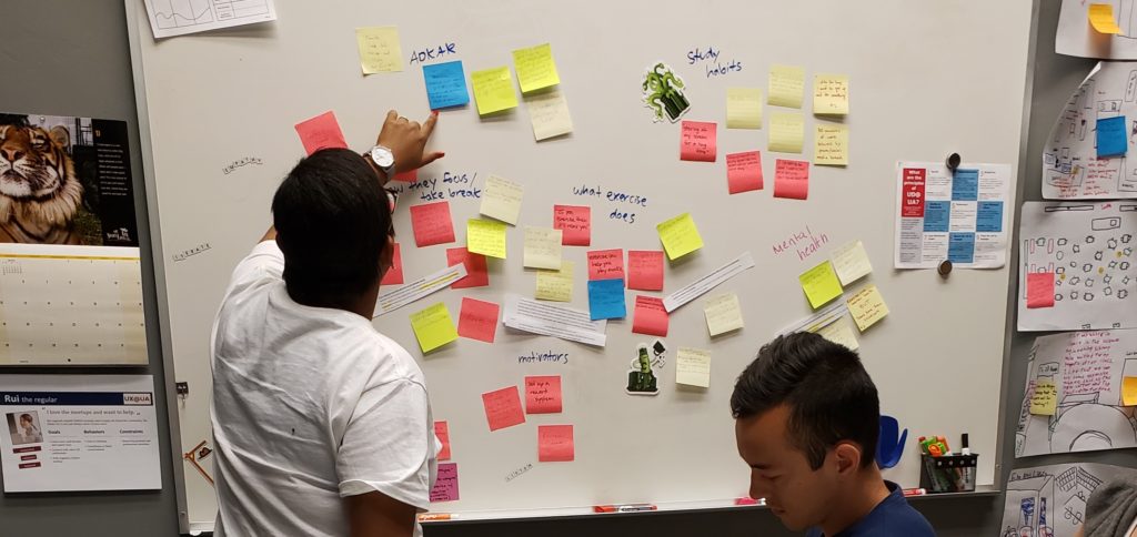 Ideaflip on X: How it all began - sticky notes on a wall, of